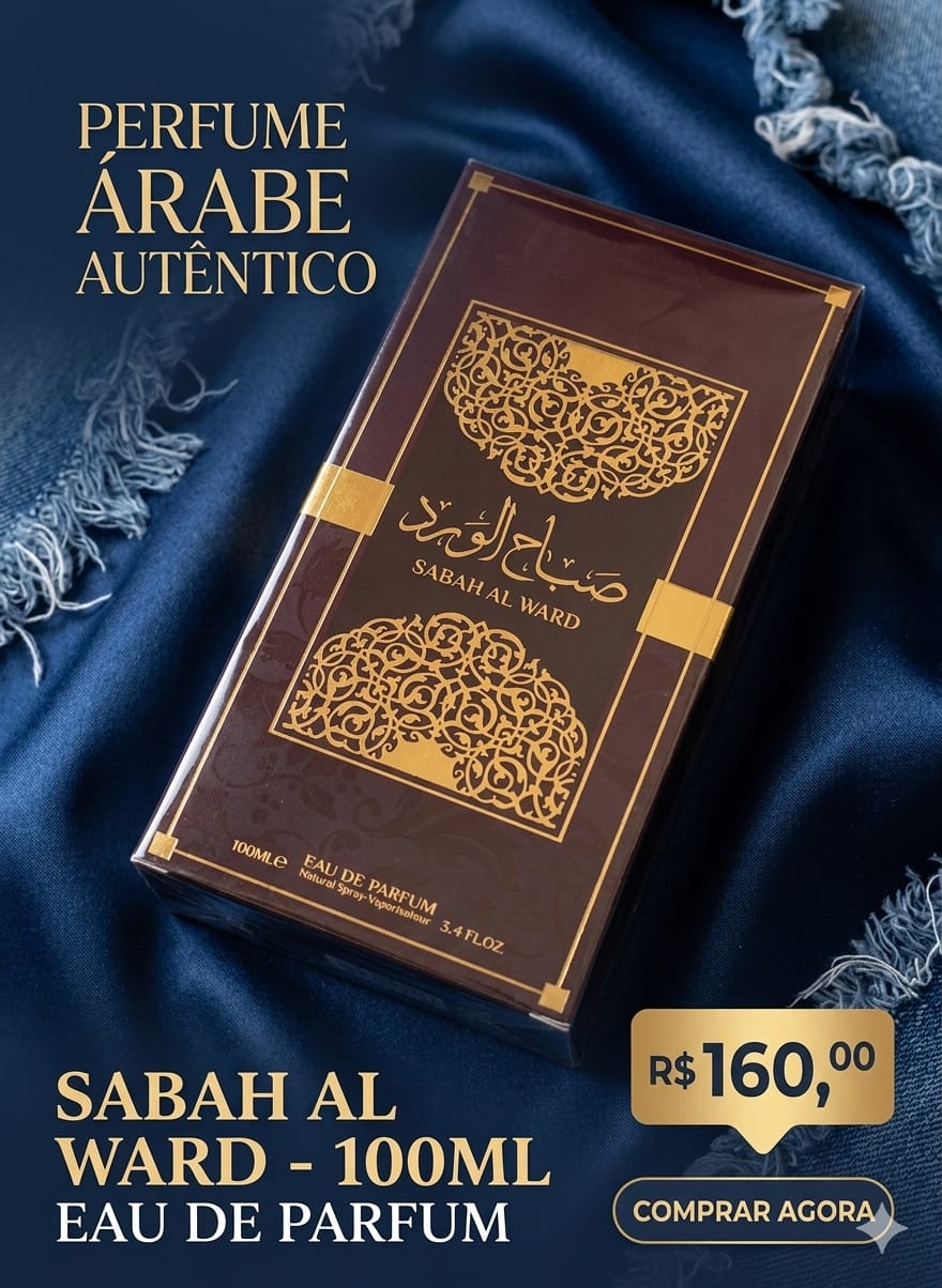 Perfume Árabe Sabah Al Ward 100ml