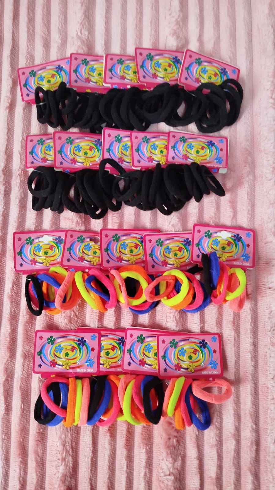 Elásticos de Cabelo Coloridos