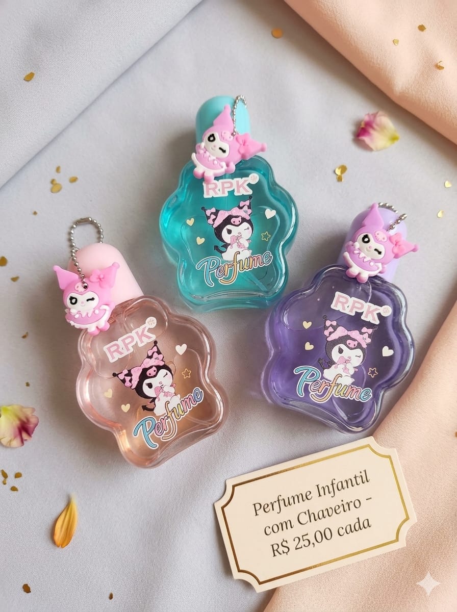 Perfume Infantil com Chaveiro